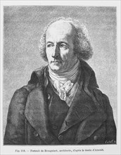 Portrait de Brongniart, architecte