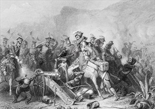 Polish lancers at the battle of Somosierra