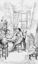 Bonaparte in his study