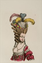 Woman wearing a modern Circassienne headdress