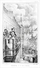 Napoléon regardant Moscou en feu