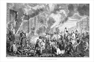 Battle of Château-d'eau during the 1848 revolution