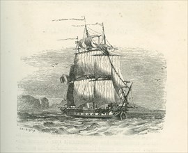 La Belle Poule, frégate utilisée pour le retour en France de la dépouille de Napoléon 1er