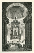 Arrivée du cercueil de Napoléon 1er en l'église des Invalides