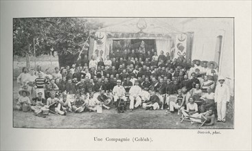Une compagnie du 1er Régiment de Zouaves, à Coléah
