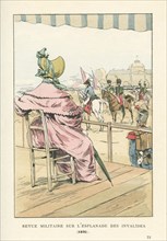 Revue militaire sur l'esplanade des Invalides, 1835