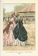Le champignon des courses à Longchamps, 1868