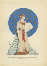 Costume de bohémienne, porté par l'Impératrice (Eugénie), en un bal du Ministère des Affaires Etrangères