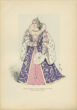 Costume de Dogaresse, porté par l'Impératrice (Eugénie), aux Tuileries