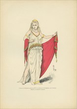 Costume de Romaine porté par la Comtesse de Castiglione, dans un bal aux Tuileries