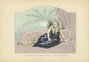 Costume de Reine d'Etrurie, porté par la comtesse de Castiglione aux Tuileries