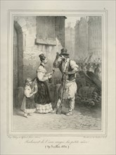 Bellangé, "Seulement de l'eau rougie, la petite mère (29 juillet 1830)"