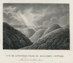Vue de Longwood prise de Balcomb's Cottage (Ile de Sainte-Hélène)