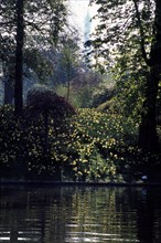 Bois de Boulogne in Paris
The Eiffel Tower in the background