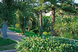 Monaco, jardin de la Petite Afrique, appartenant à la famille Grimaldi
