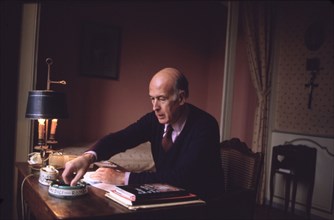 Valéry Giscard d'Estaing, en 1986