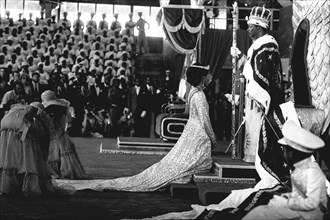 Cérémonie de couronnement de Bokassa (1977)