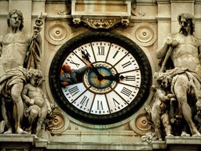The clockmaker at the Paris City Hall (Hôtel de Ville)