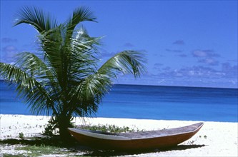 Paysage des îles Seychelles