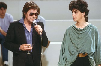Jacques Dutronc and Nicola Sirkis, 1984