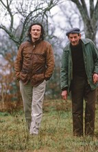 Jean-François Garreaud with his father, c.1983