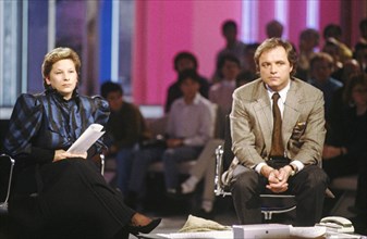 Emission "Face-à-France", 1988