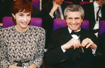 Alessandra Martines and Claude Lelouch, 1987