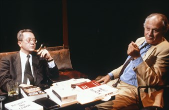 Jacques Vergès and Michel Polac, 1988