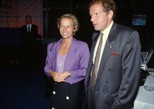 Christine Ockrent et Patrick Poivre d'Arvor, 1990