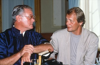 Larry Hagman, David Soul