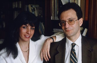 Gérard Miller with wife Dominique, 1991