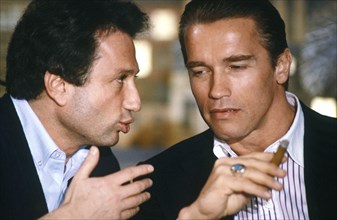 Michel Drucker, Arnold Schwarzenegger, 1986