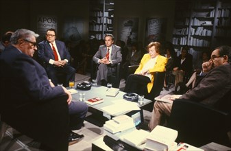 L'émission de télévision "Apostrophes", 1989