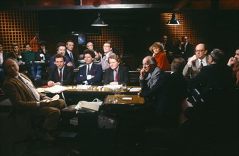 TV programme "Droit de réponse", c.1982