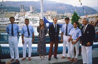 Caroline et Albert de Monaco, 1988