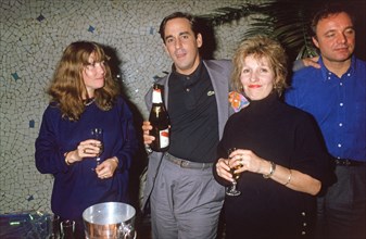 Thierry Ardisson with his wife Beatrice, 1988