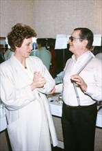 Georgina Dufoix, Serge Reggiani