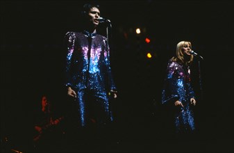 French duet Stone & Charden performing at the Olympia, 1973