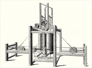 Mécanisme moteur du bateau à vapeur de Miller, Taylor et Symington