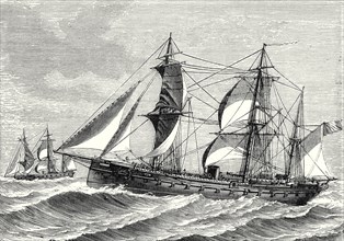 The Heroine, armored frigate launched in 1864