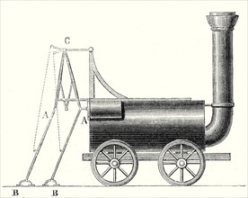 Brunton's locomotive with crutches