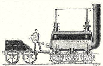 Locomotive à chaine sans fin de Stephenson