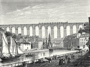 The Morlaix viaduct, on the Paris to Brest railway line