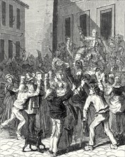 A riot in Saint-Omer, about the establishment of a lightning rod on the house of de Boisvallé
