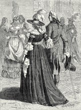 The lightning-hat ladies in Paris in 1778