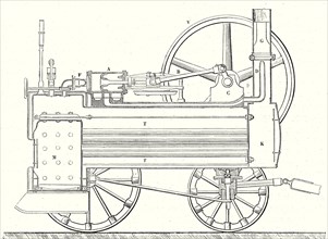 Cross section of M. Calla's traction engine