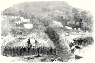 The Civil War In America: Attack On The Confederate Batteries At Bull Run By The 27th and 14th New