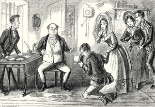 Pickwick Papers, "Mr. Pickwick could scarcely believe the evidence of his own senses"