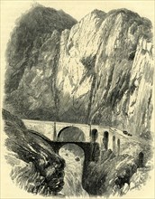 THE DEVIL'S BRIDGE, ON THE ST. GOTHARD ROAD, Switzerland