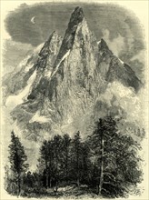 THE AIGUILLE DE  DRU FROM NEAR THE MONTANVERT, Switzerland